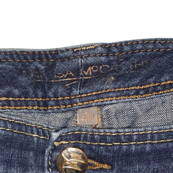 Melissa MCCARThY x‎ Seven7 Bootcut Women's Mid Rise Blue Jeans Plus Size 20 - Picture 9 of 12